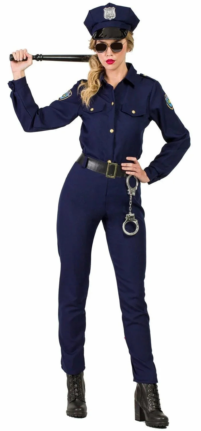 Disfraz de Policía de Nueva York para Mujer Policía Kimokawaii